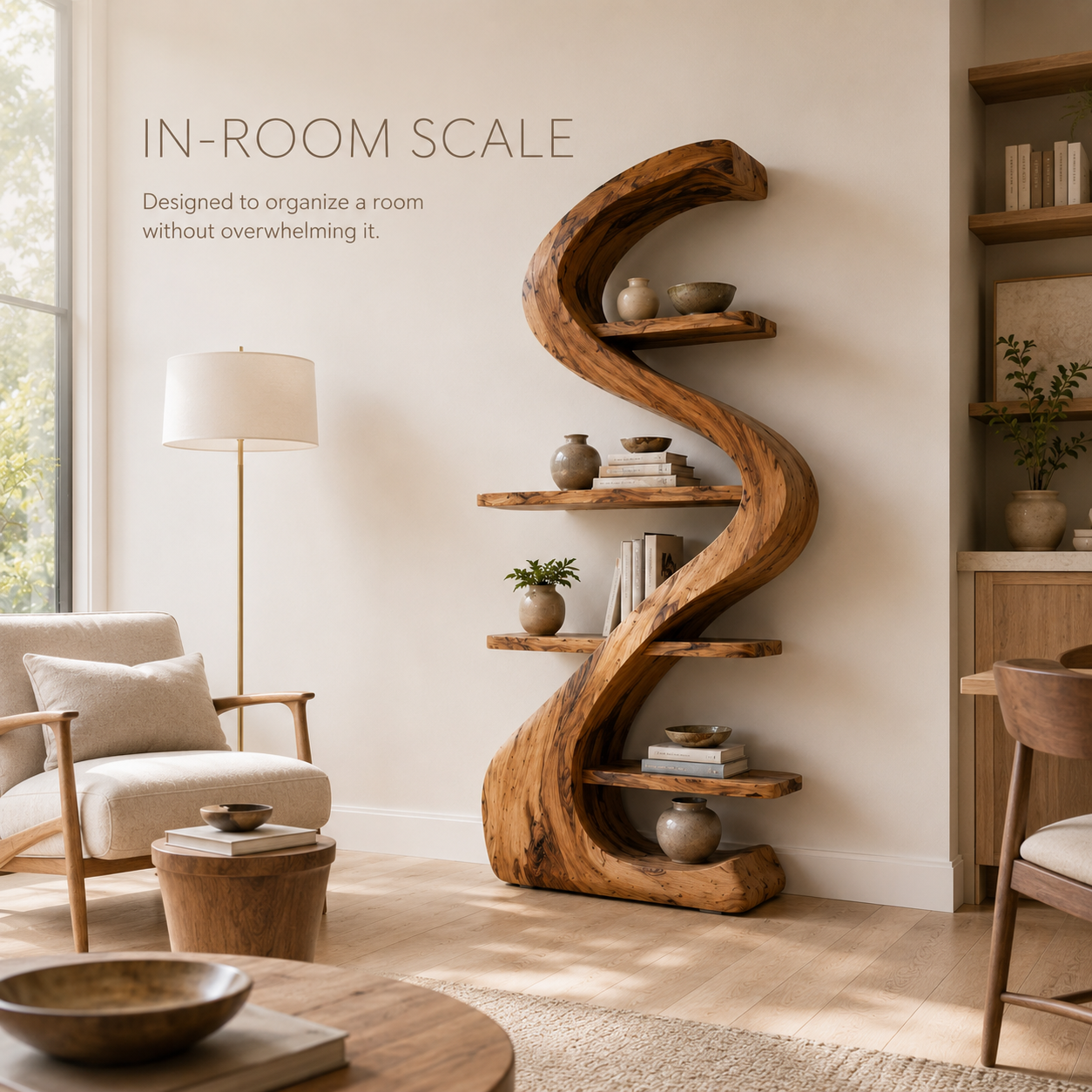 Nola Soft Arch Bookshelf - product image 04