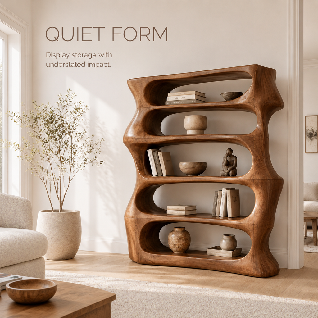 Veyra Soft Curve Bookshelf - product image 03