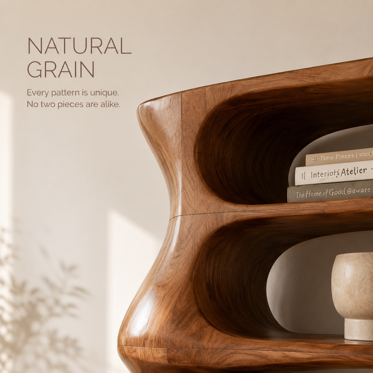 Veyra Soft Curve Bookshelf - product image 05