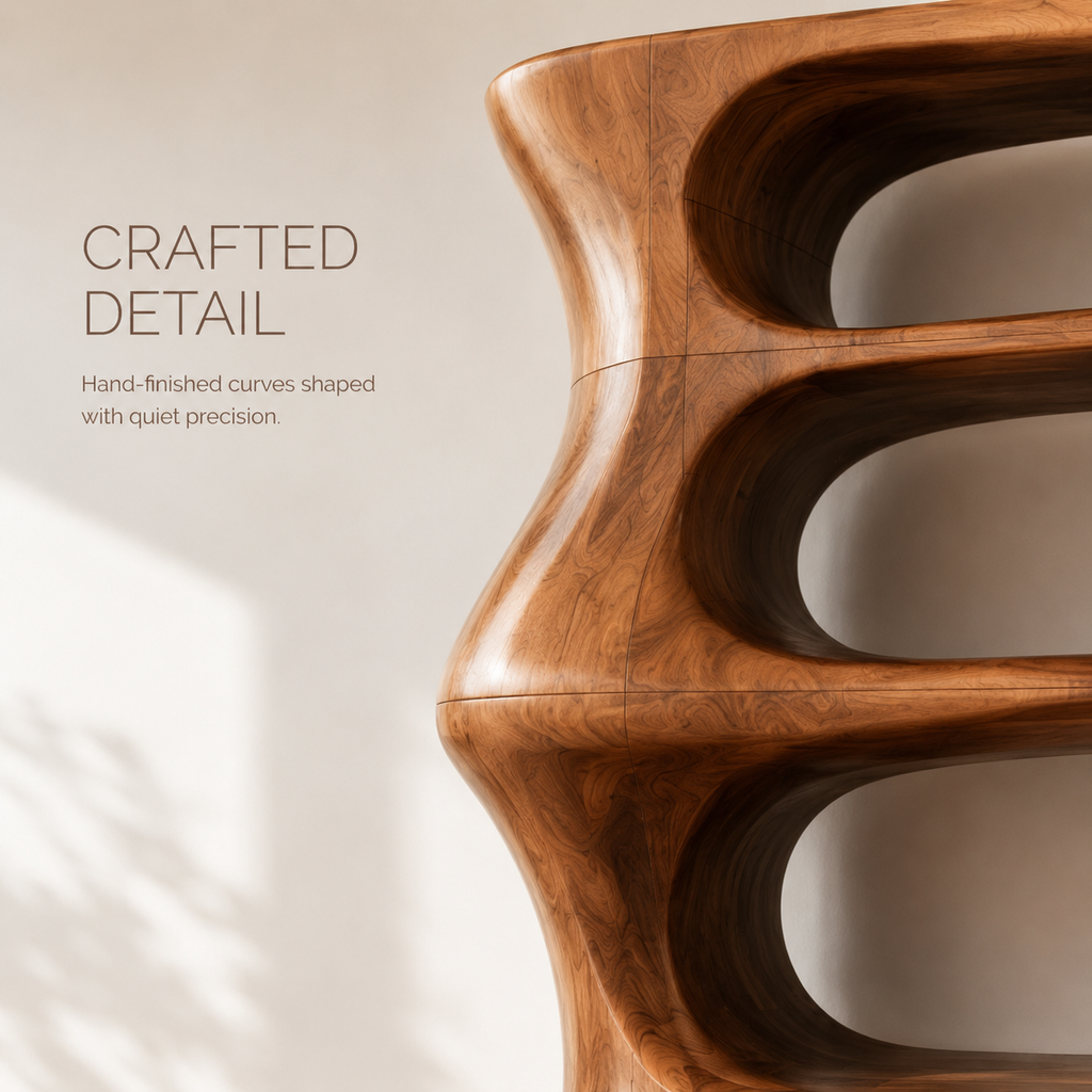 Veyra Soft Curve Bookshelf - product image 06