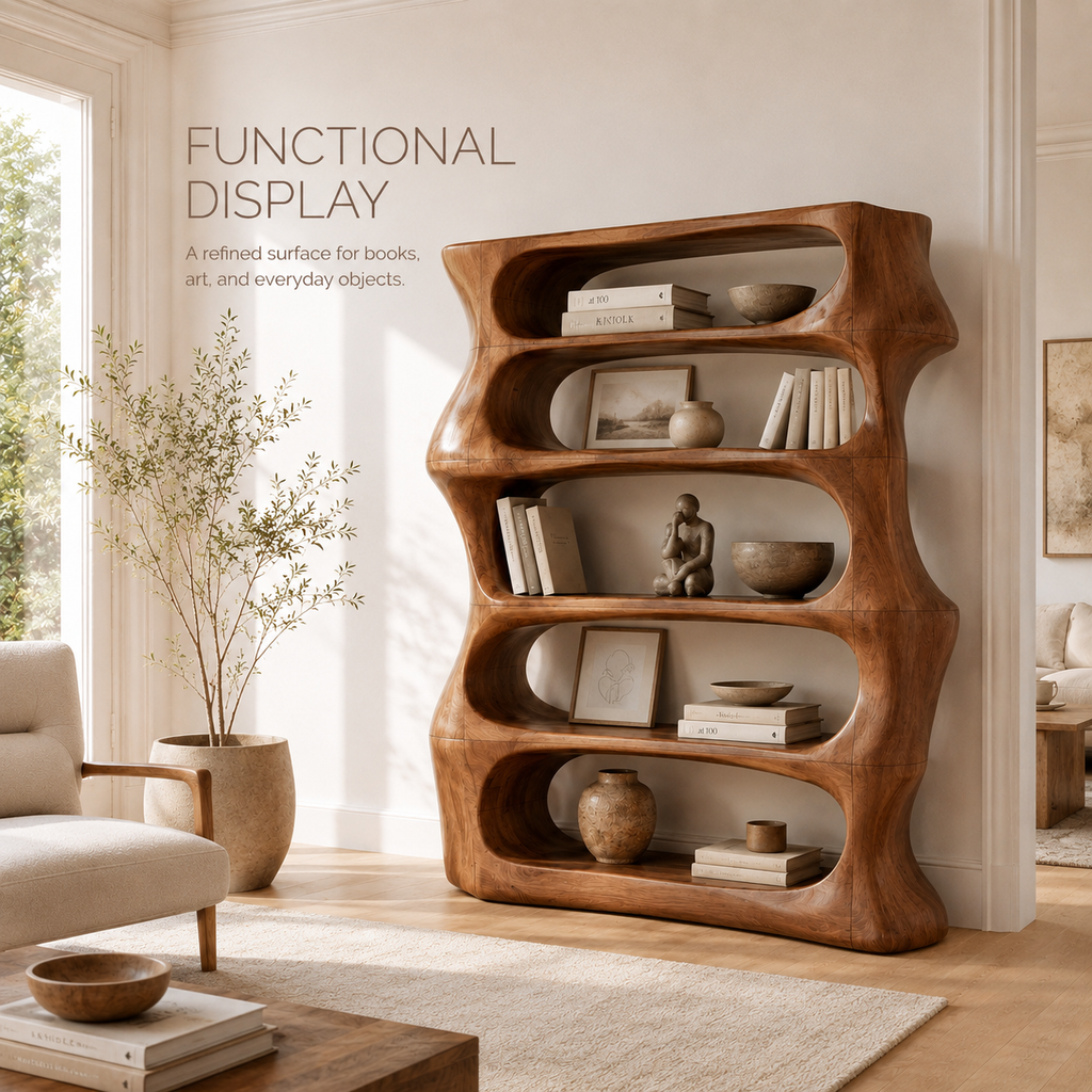 Veyra Soft Curve Bookshelf - product image 07