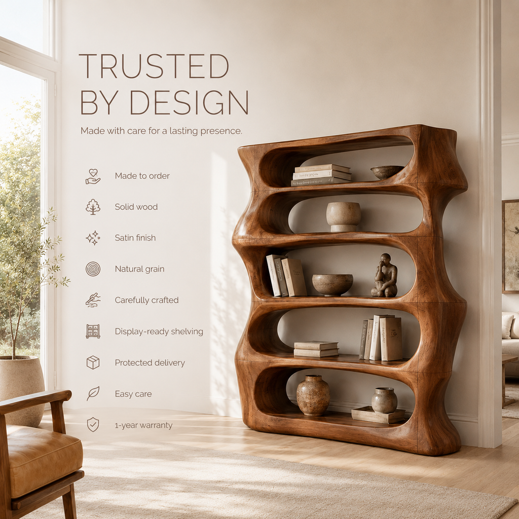 Veyra Soft Curve Bookshelf - product image 09