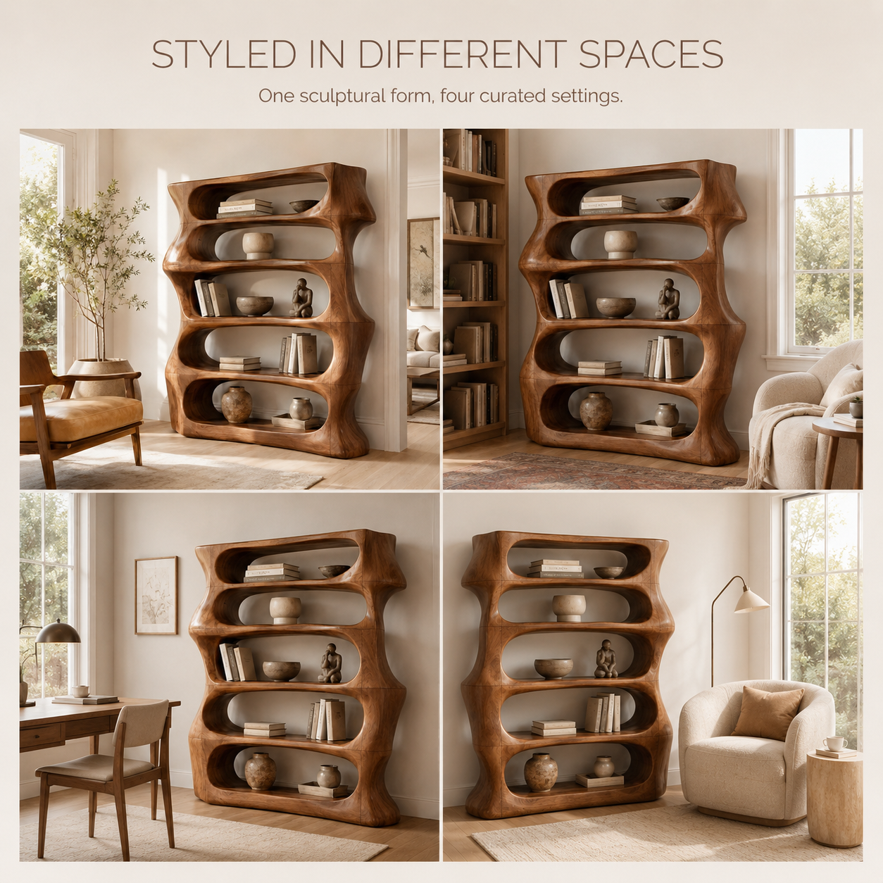 Veyra Soft Curve Bookshelf - product image 10
