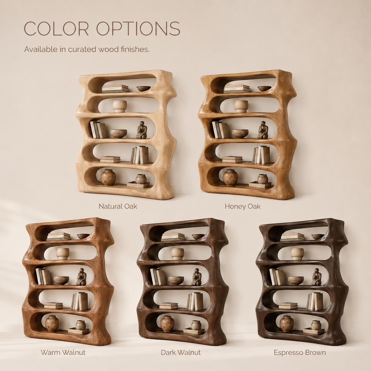 Veyra Soft Curve Bookshelf - product image 11