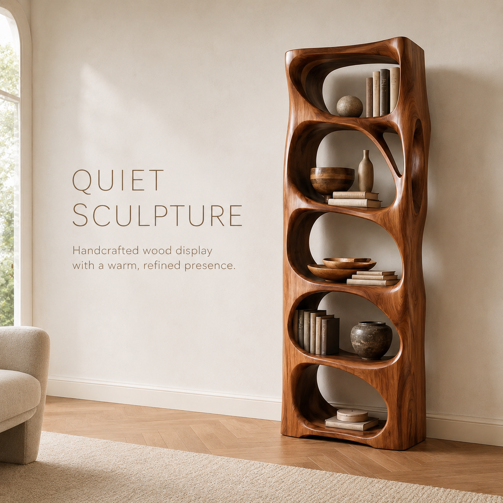 Nolan Arc Wood Bookshelf - product image 02