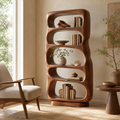 Liora Warm Walnut Bookshelf - main view
