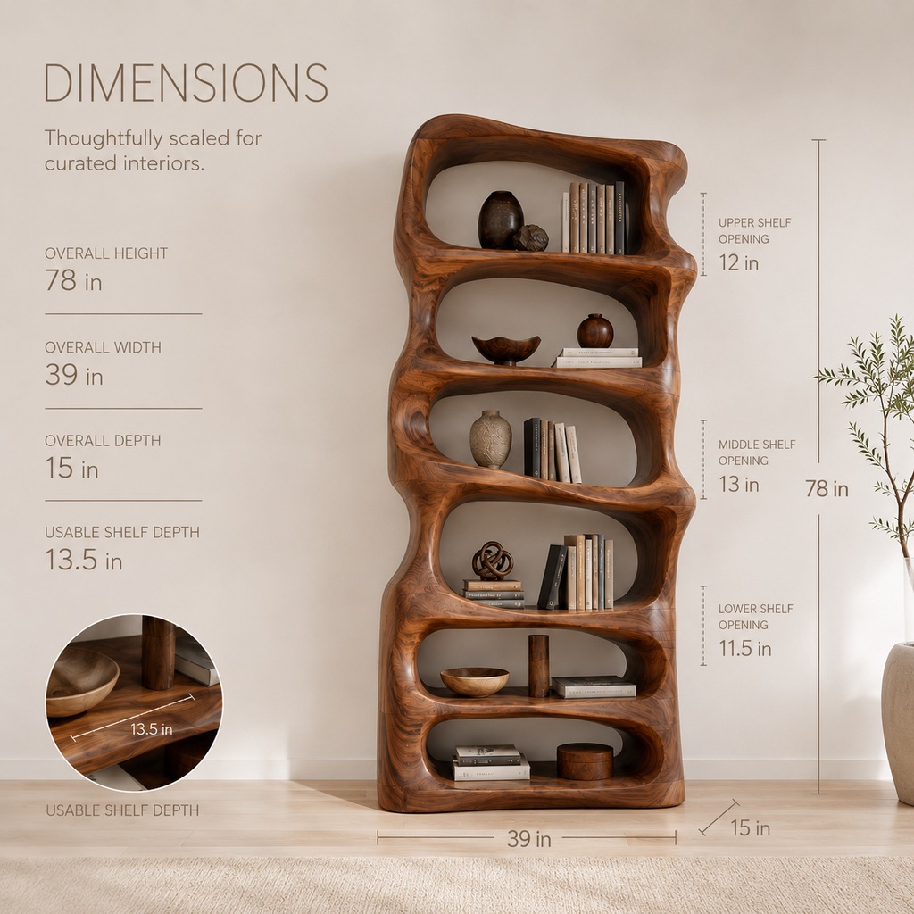 Brielle Sculpted Display Shelf - product image 08