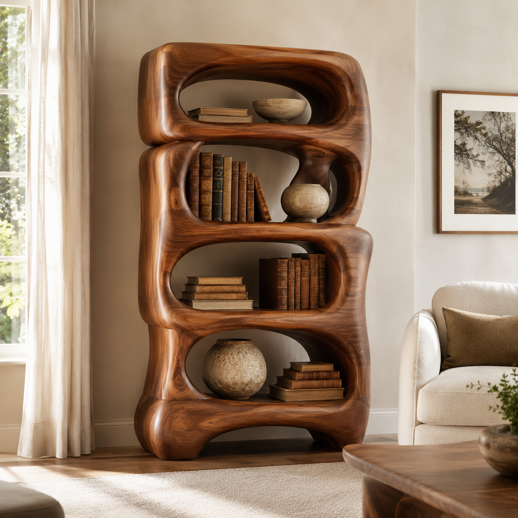 Orin Organic Modern Bookshelf - main view