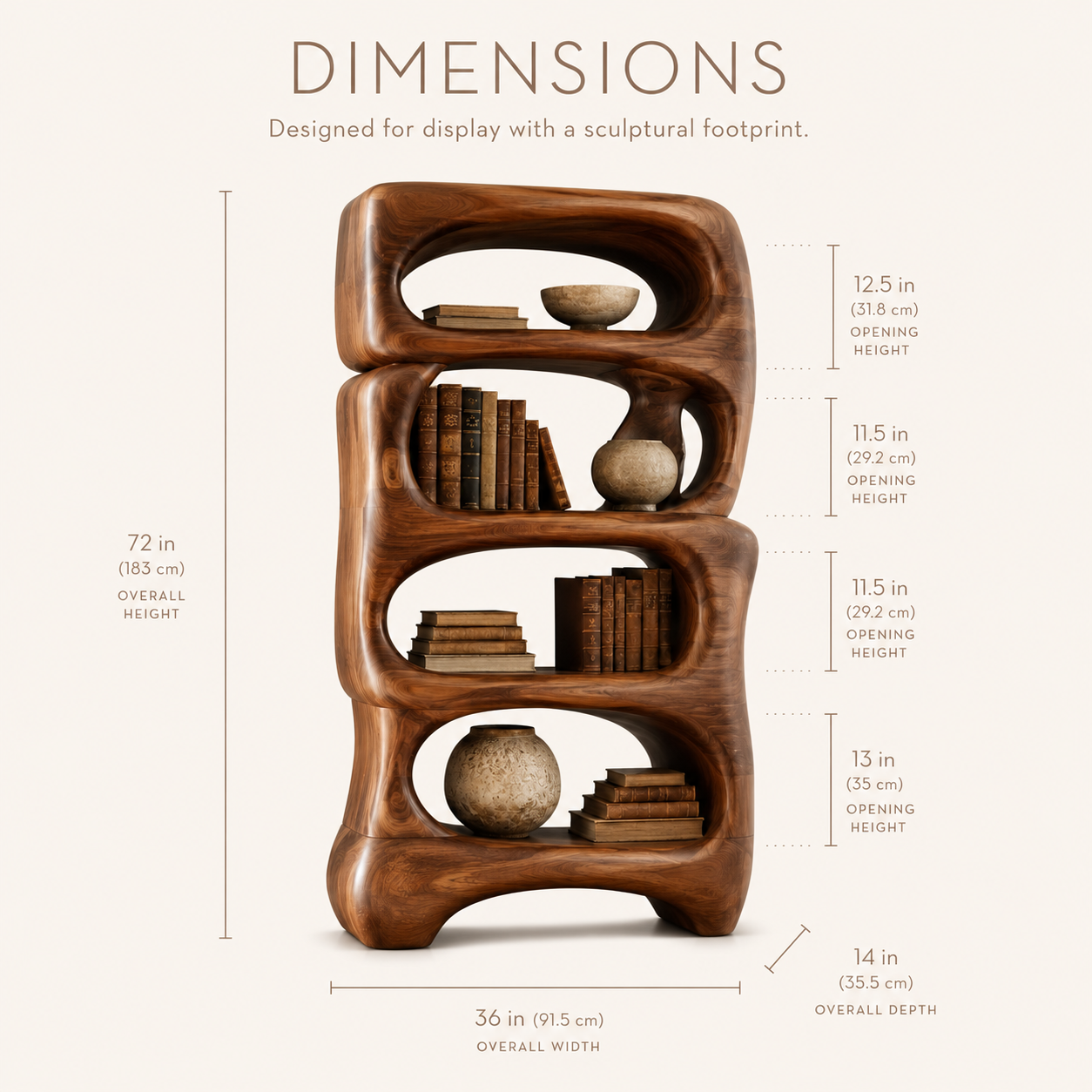 Orin Organic Modern Bookshelf - product image 08