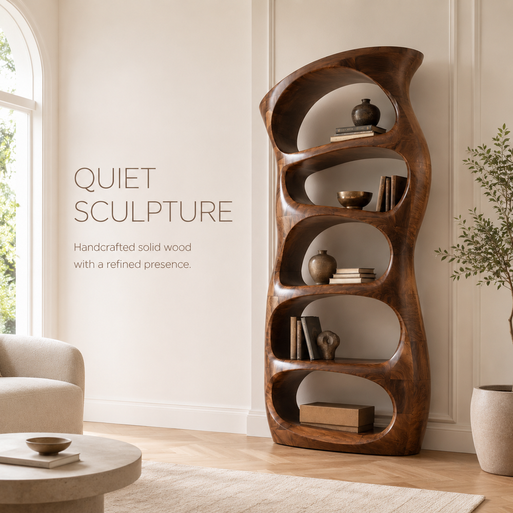 Selene Rounded Library Bookshelf - product image 02