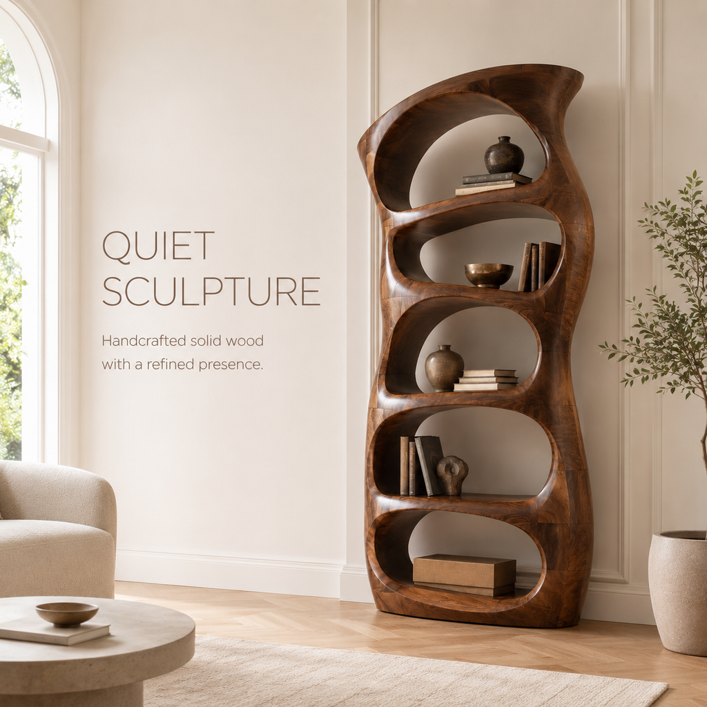 Selene Rounded Library Bookshelf - product image 02