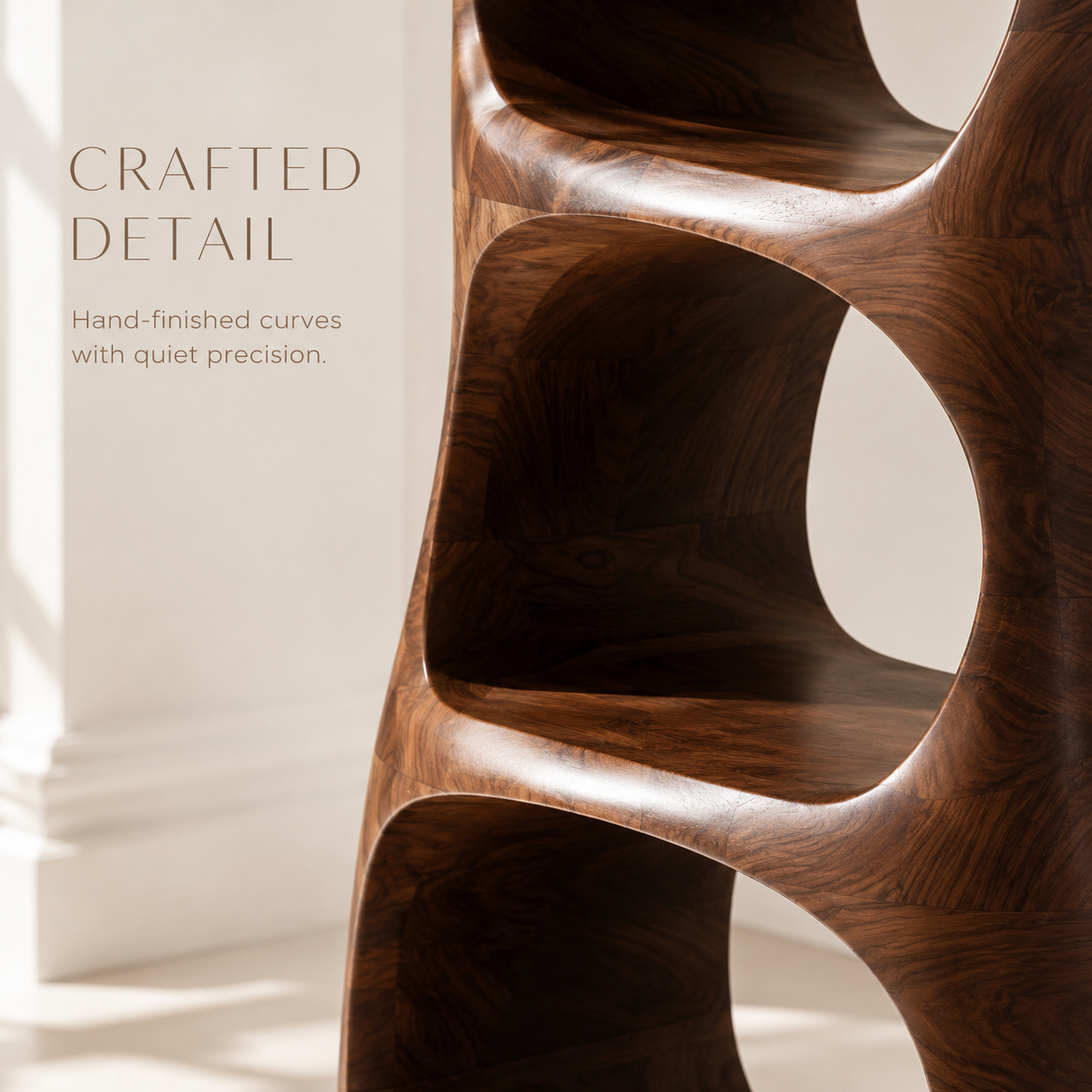 Selene Rounded Library Bookshelf - product image 06