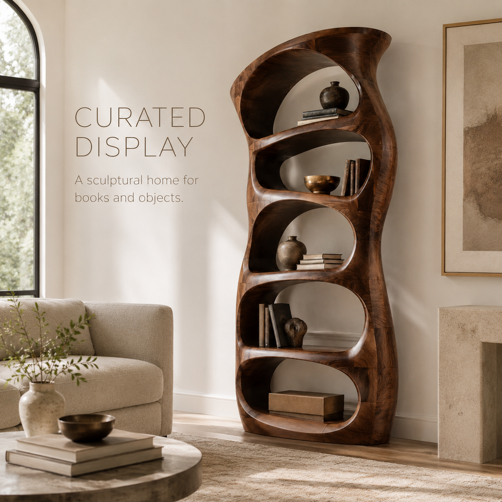 Selene Rounded Library Bookshelf - product image 07