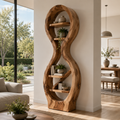 Celine Warm Modern Bookshelf - main view
