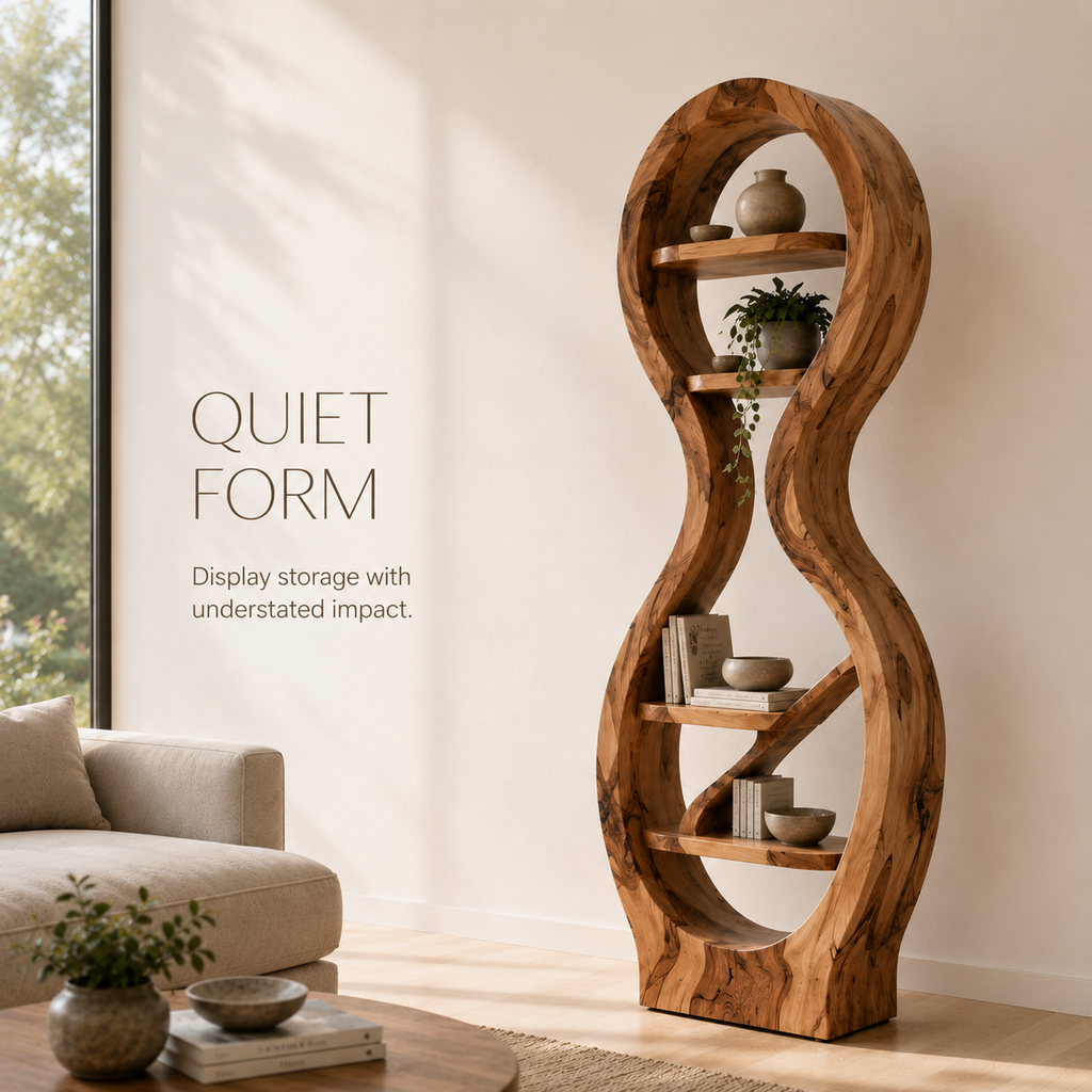Celine Warm Modern Bookshelf - product image 03