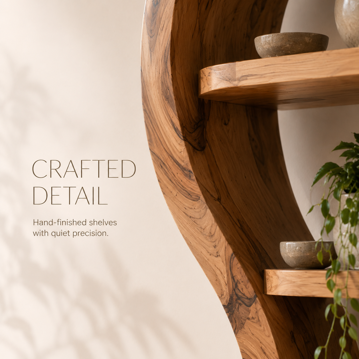 Celine Warm Modern Bookshelf - product image 06