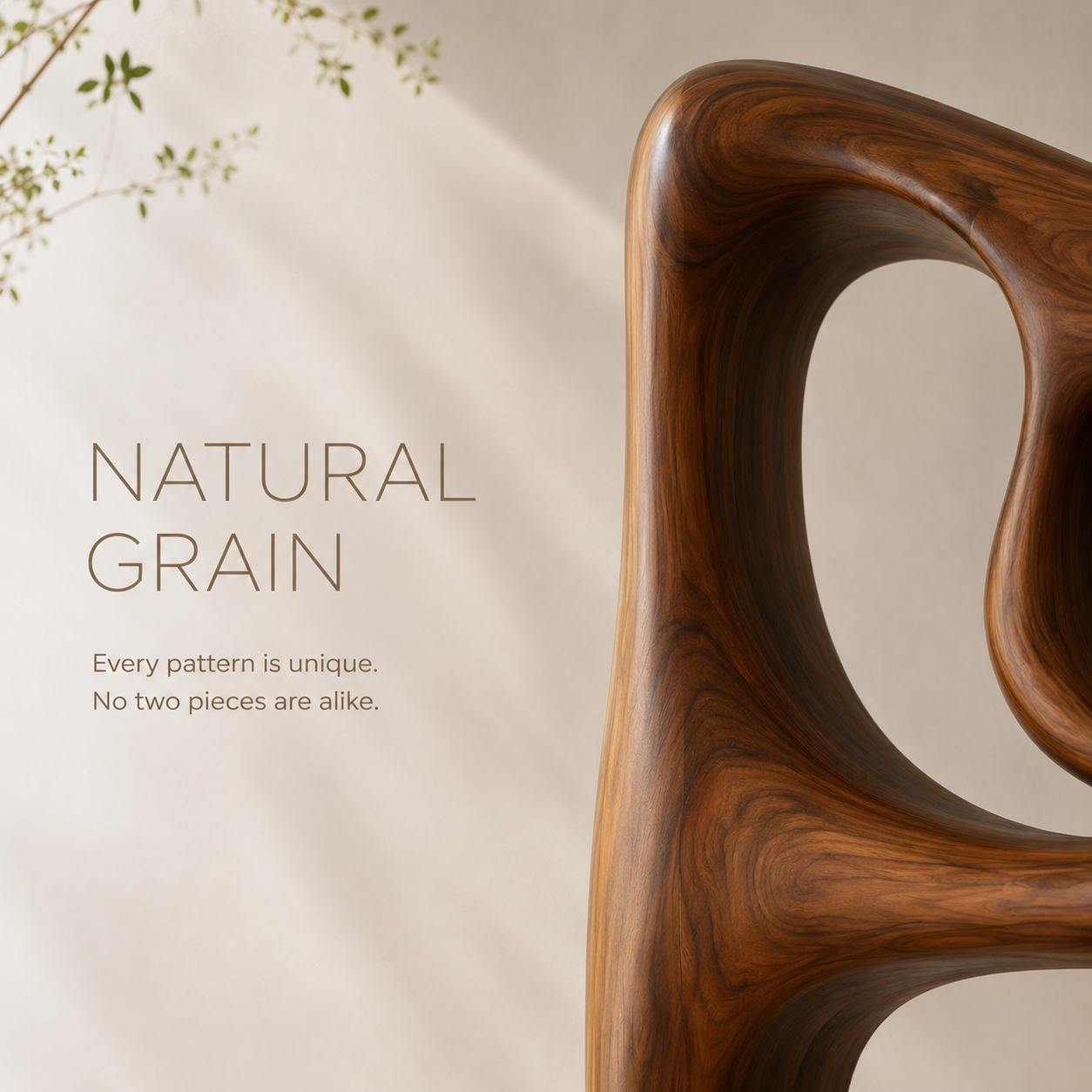 Alden Curved Wood Bookshelf - product image 05