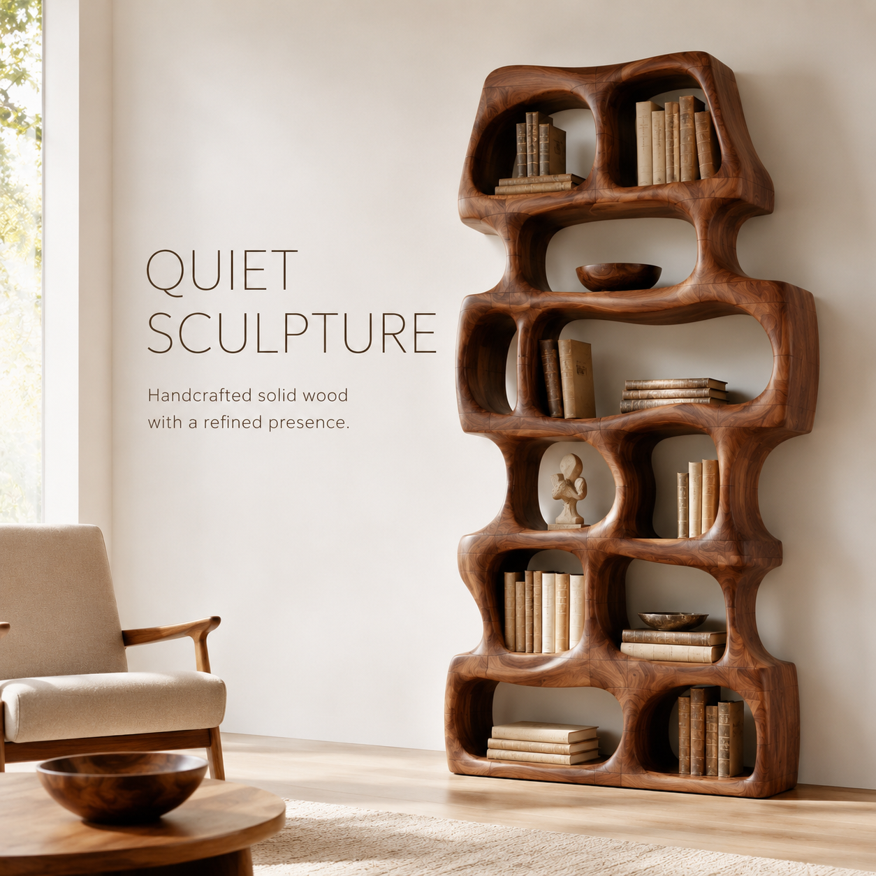 Koa Organic Display Bookshelf - product image 02
