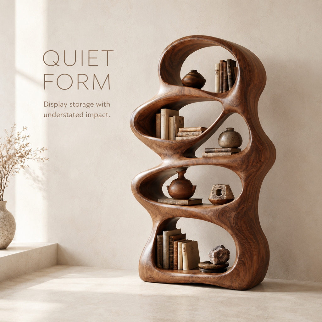 Brisa Sculptural Bookcase - product image 03