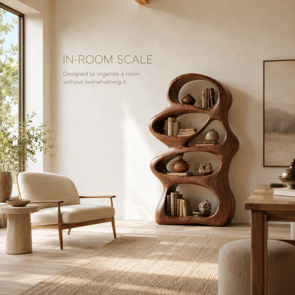Brisa Sculptural Bookcase - product image 04