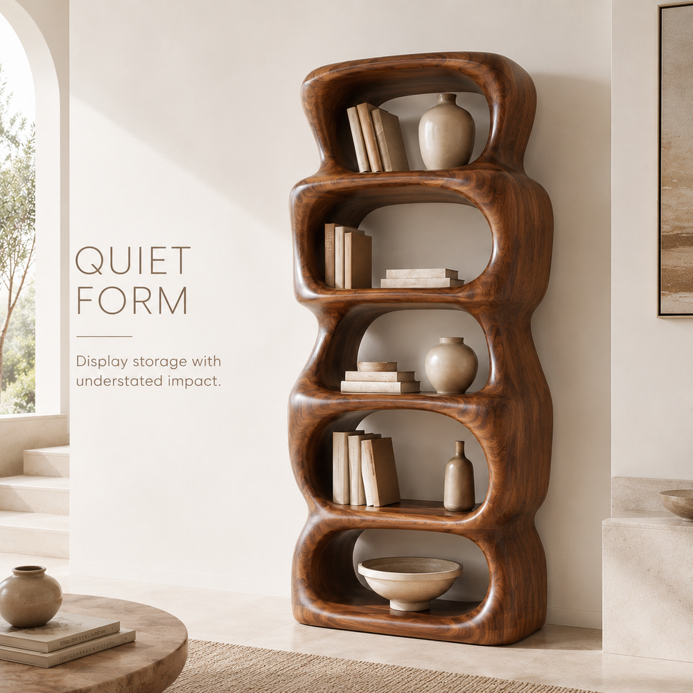Marin Curved Display Bookshelf - product image 03