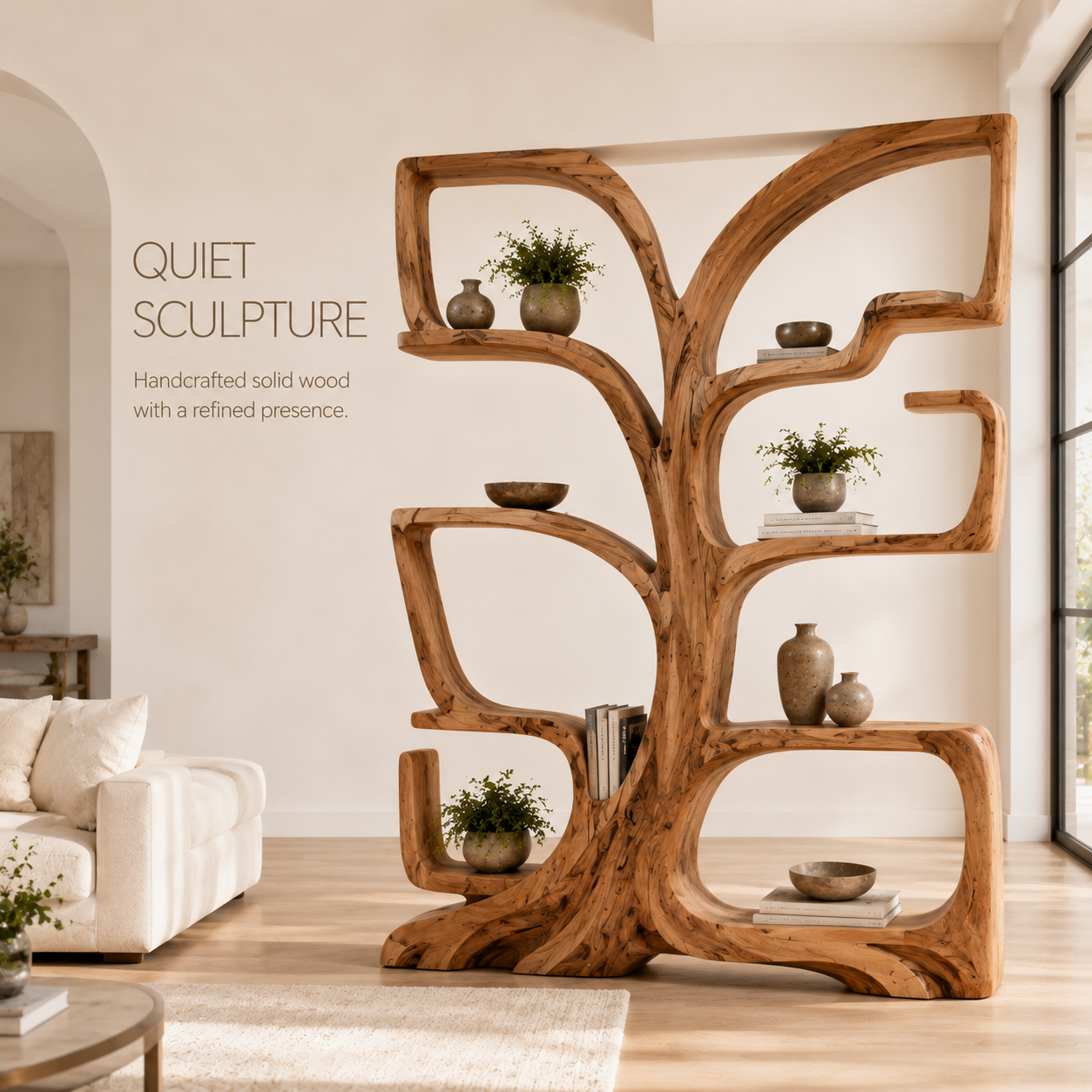 Caldera Organic Wood Bookshelf - product image 02