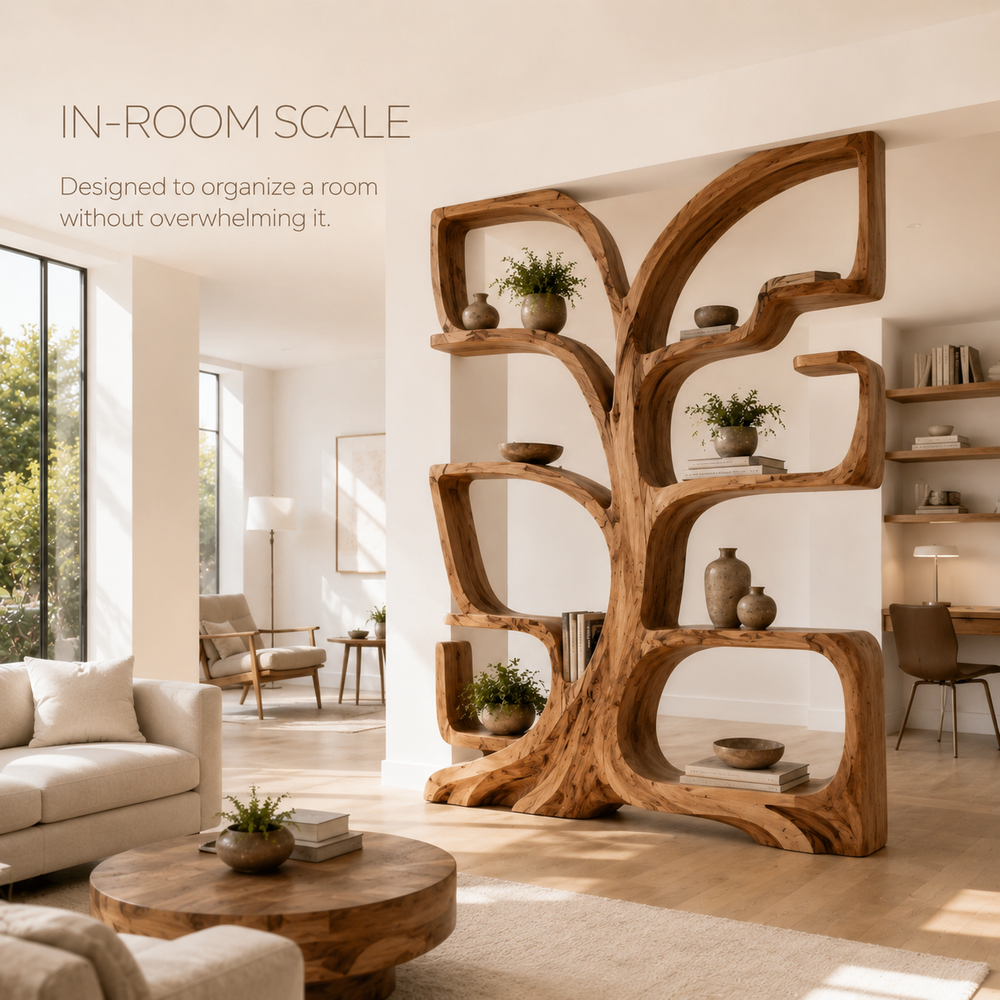 Caldera Organic Wood Bookshelf - product image 04