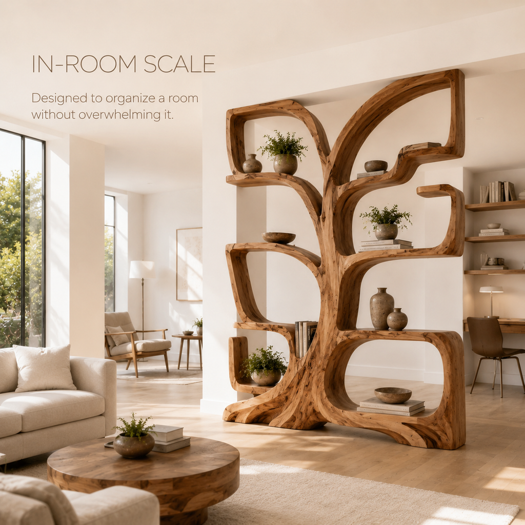 Caldera Organic Wood Bookshelf - product image 04