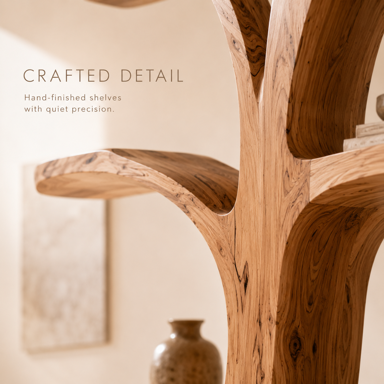 Caldera Organic Wood Bookshelf - product image 06