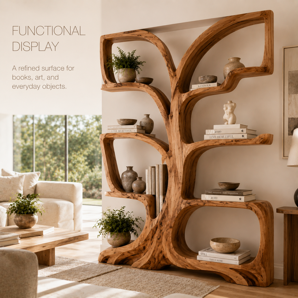 Caldera Organic Wood Bookshelf - product image 07