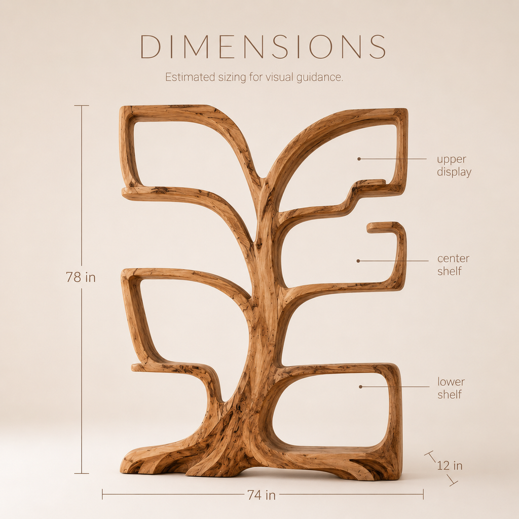 Caldera Organic Wood Bookshelf - product image 08