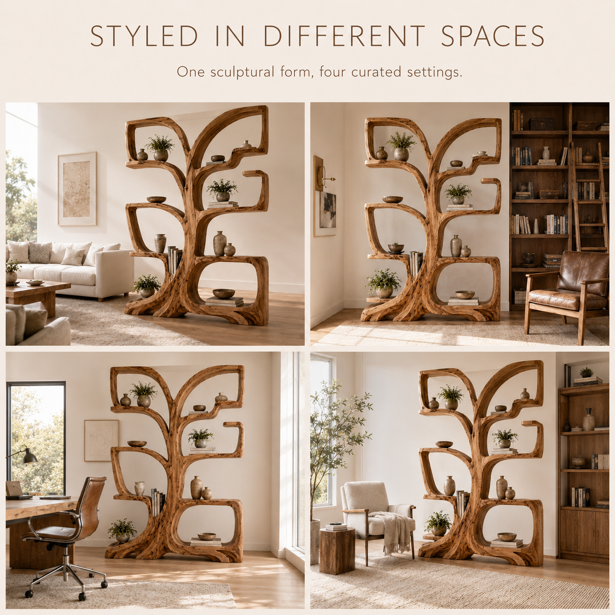 Caldera Organic Wood Bookshelf - product image 10