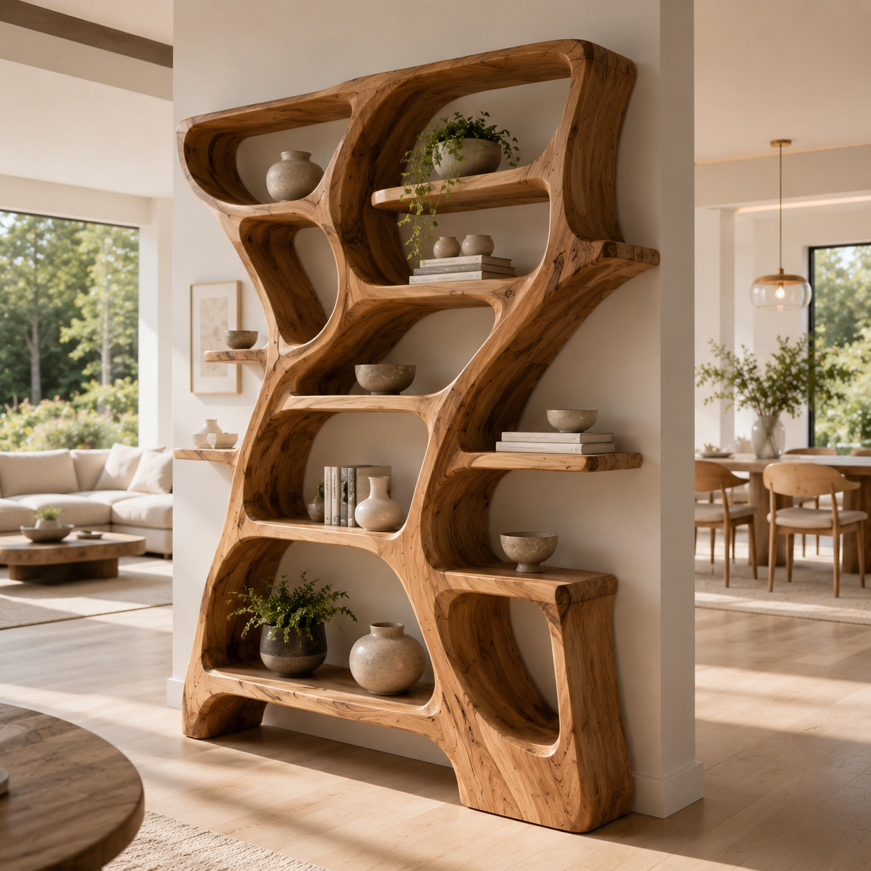 Soren Rounded Bookcase - main view