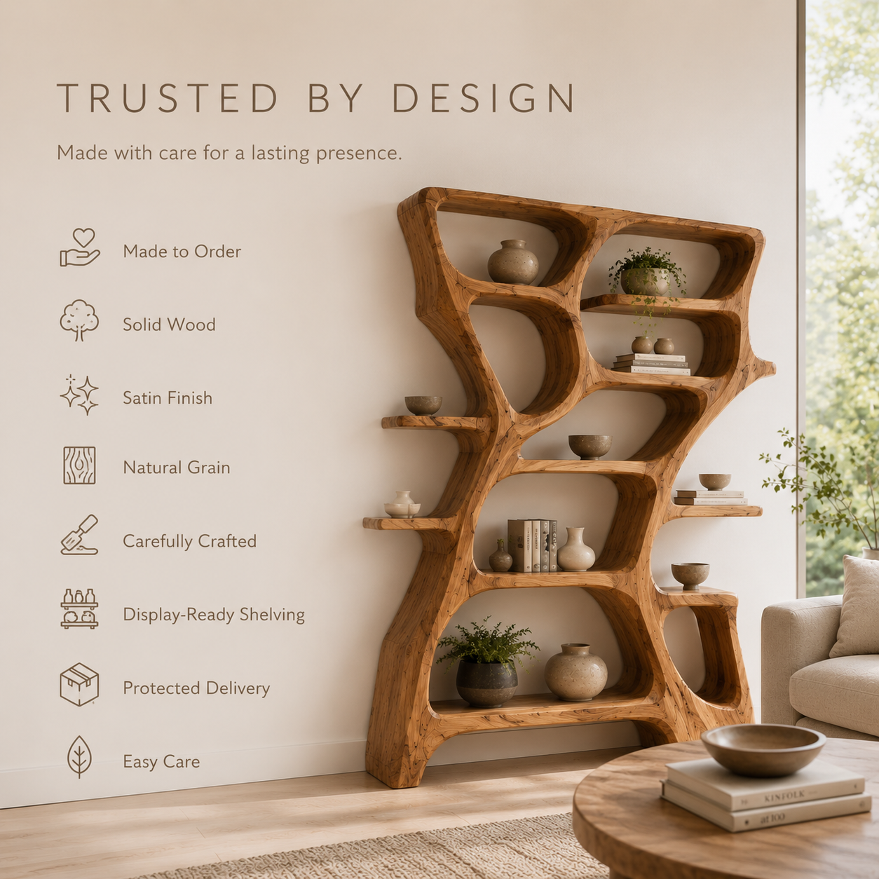Soren Rounded Bookcase - product image 09
