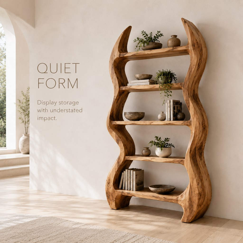 Nolan Arc Wood Bookshelf - product image 03