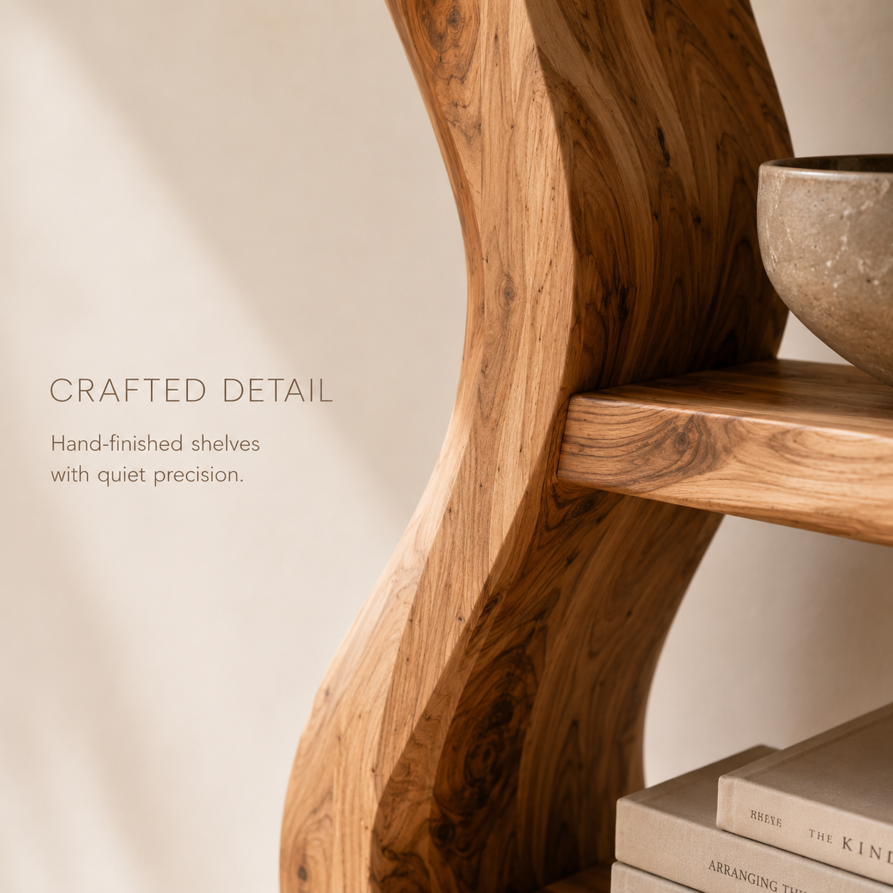 Nolan Arc Wood Bookshelf - product image 06