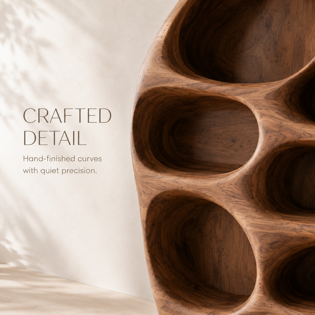 Liora Warm Walnut Bookshelf - product image 06