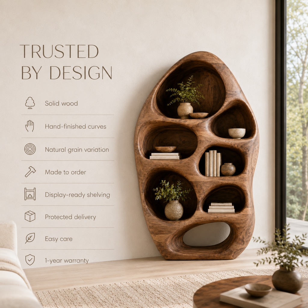 Liora Warm Walnut Bookshelf - product image 09