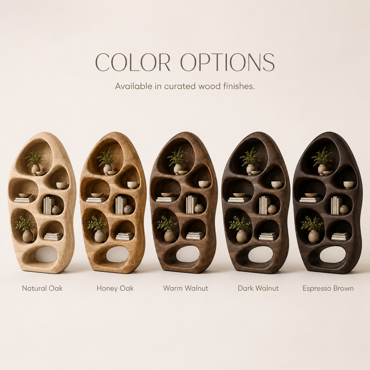 Liora Warm Walnut Bookshelf - product image 11