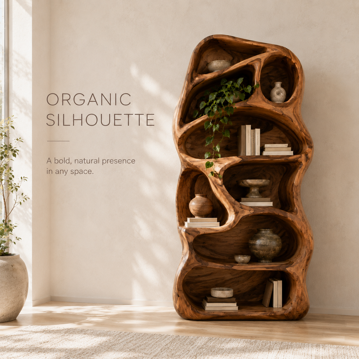 Rowan Hollow Form Bookshelf - product image 03