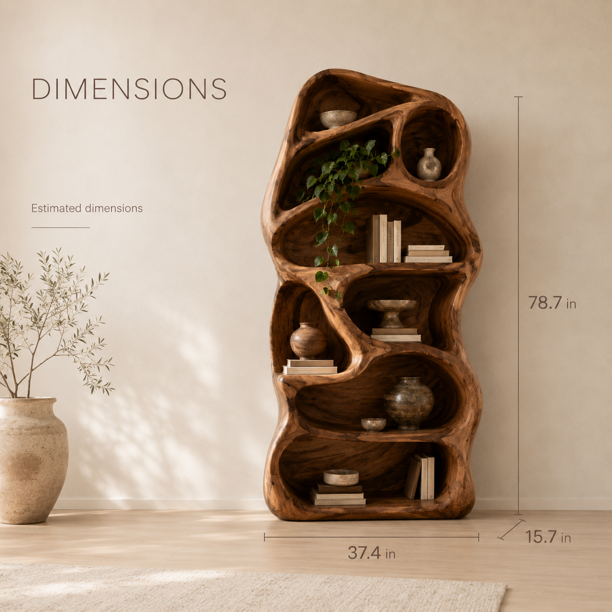 Rowan Hollow Form Bookshelf - product image 08