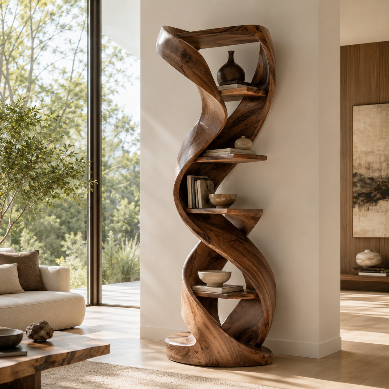 Brielle Sculpted Display Shelf - main view