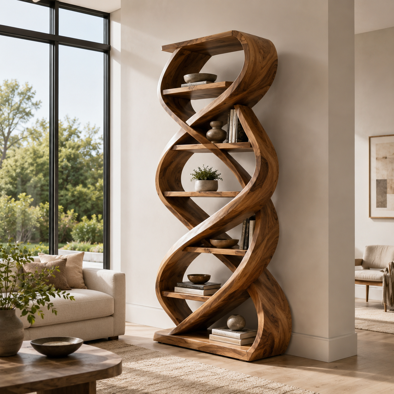 Orin Organic Modern Bookshelf - main view
