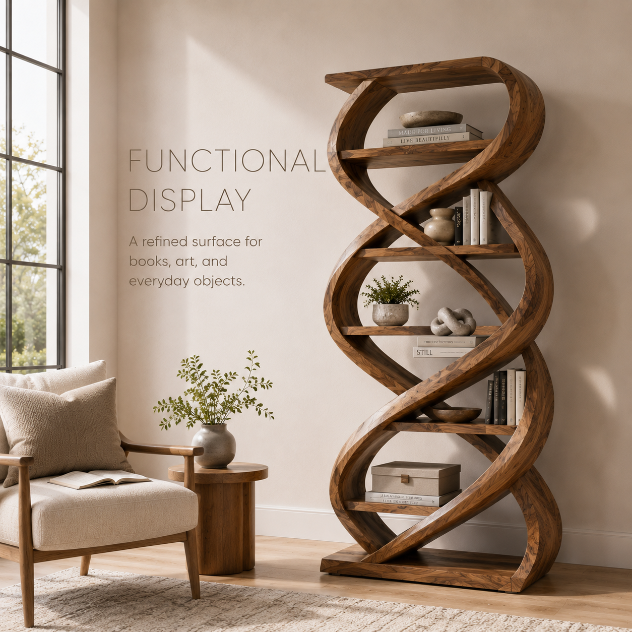 Orin Organic Modern Bookshelf - product image 07