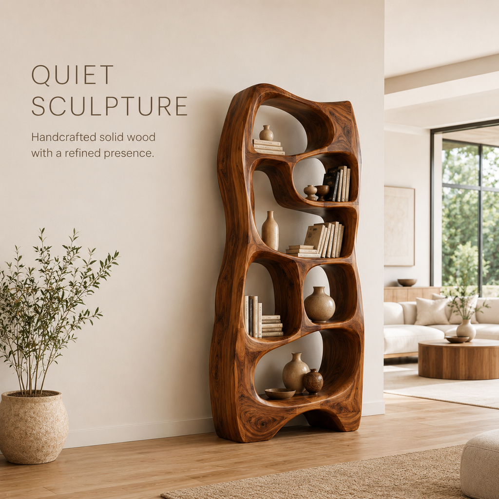 Selene Rounded Library Bookshelf - product image 02
