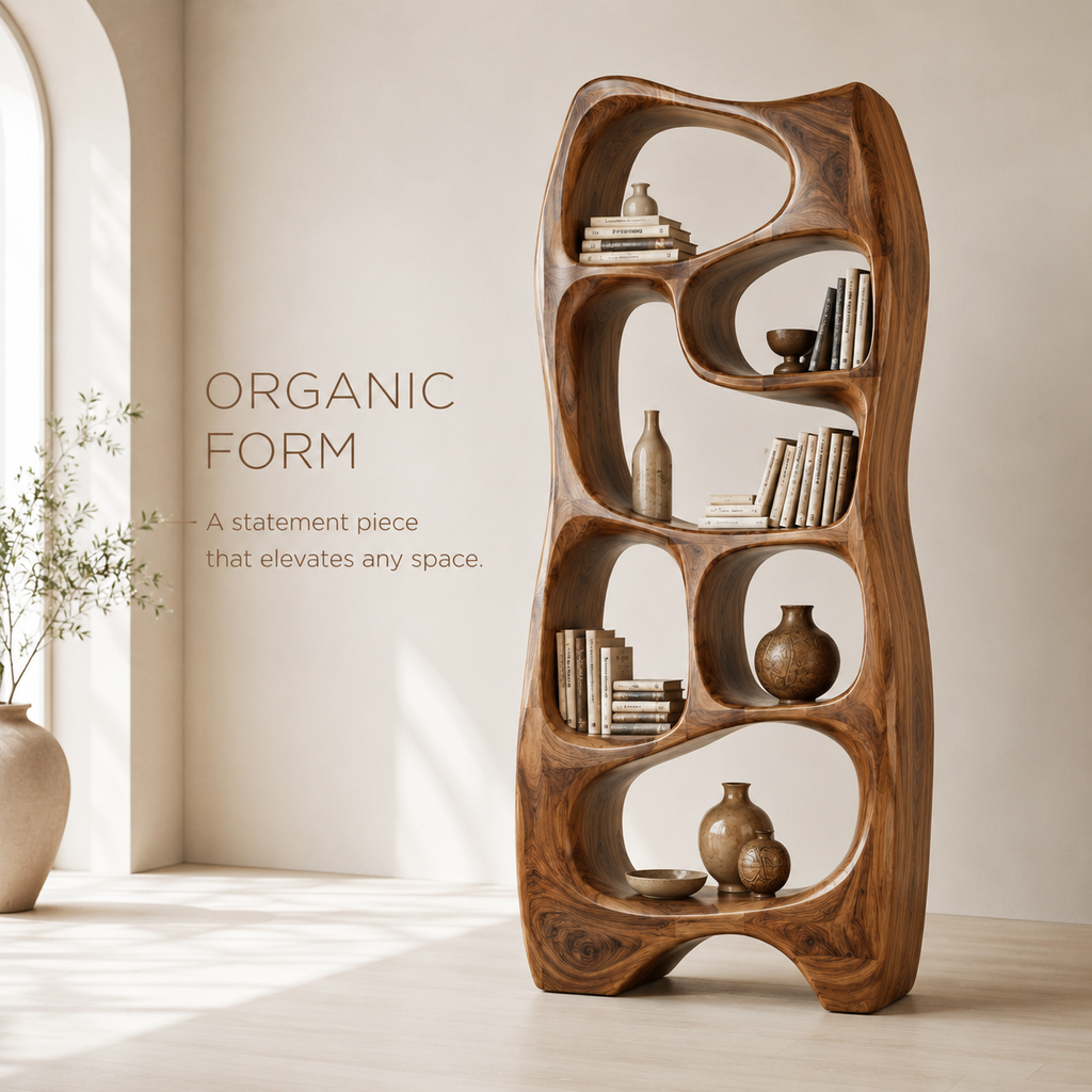 Selene Rounded Library Bookshelf - product image 03
