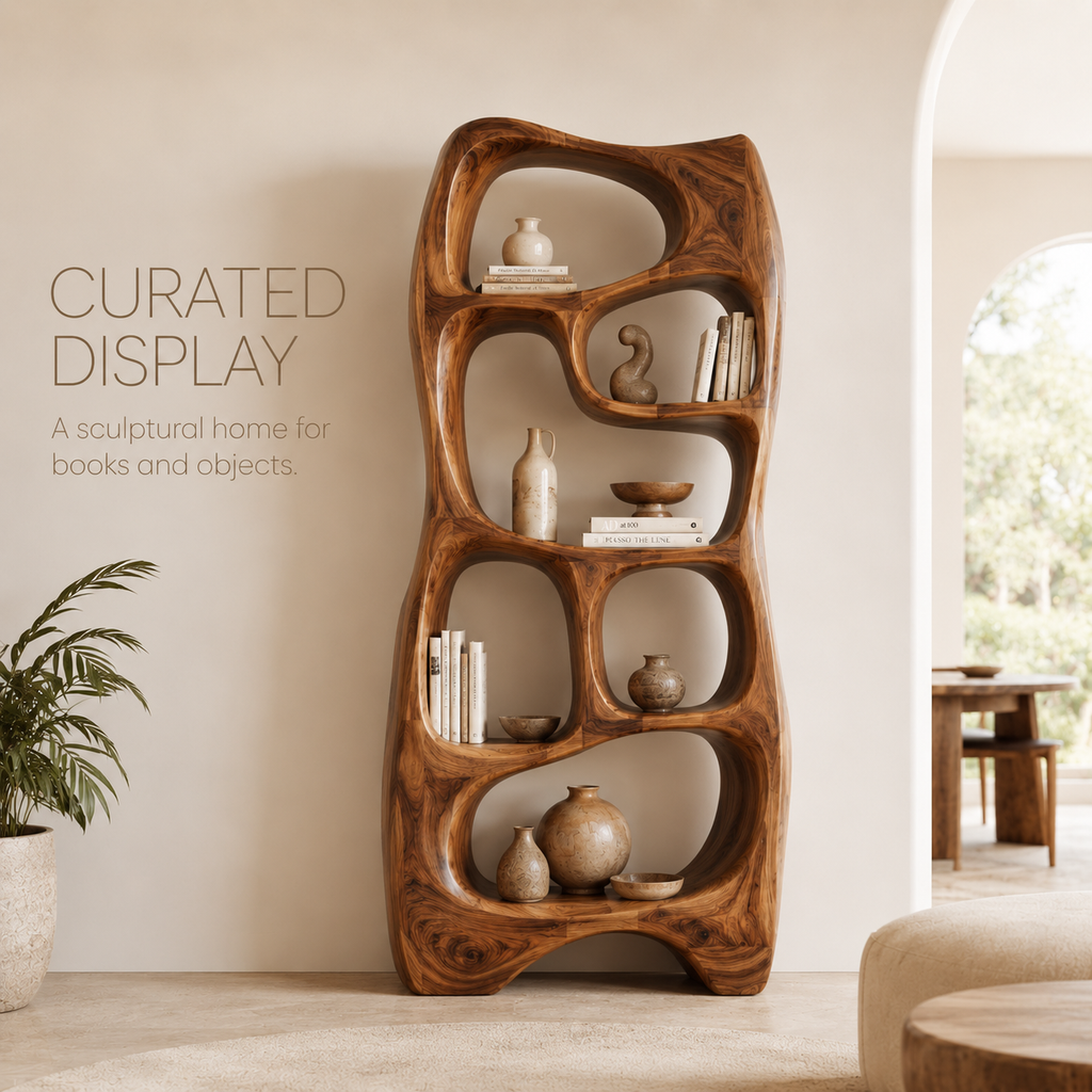 Selene Rounded Library Bookshelf - product image 07