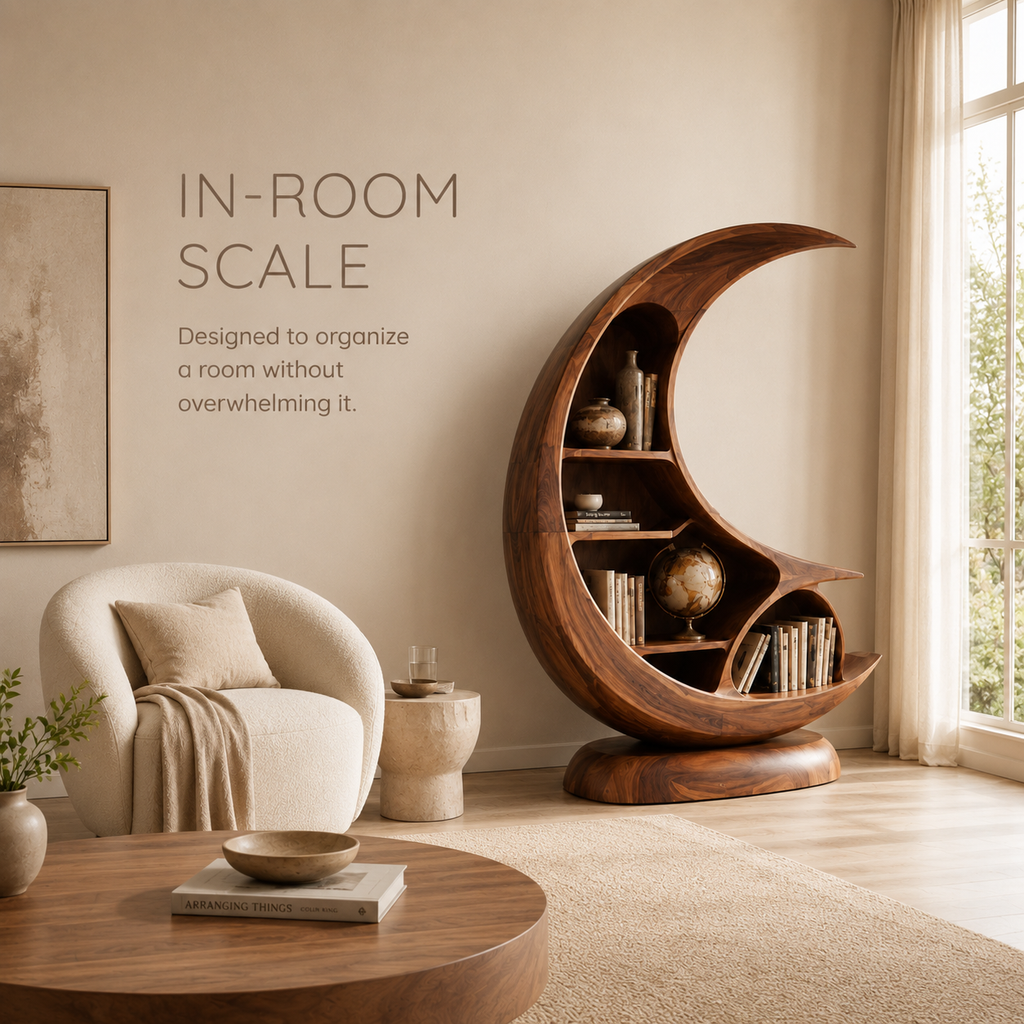 Mira Flow Wood Bookshelf - product image 03
