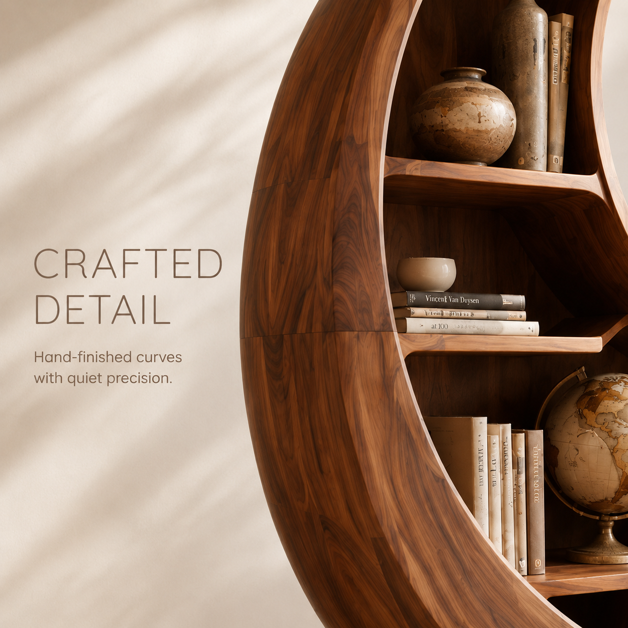 Mira Flow Wood Bookshelf - product image 05