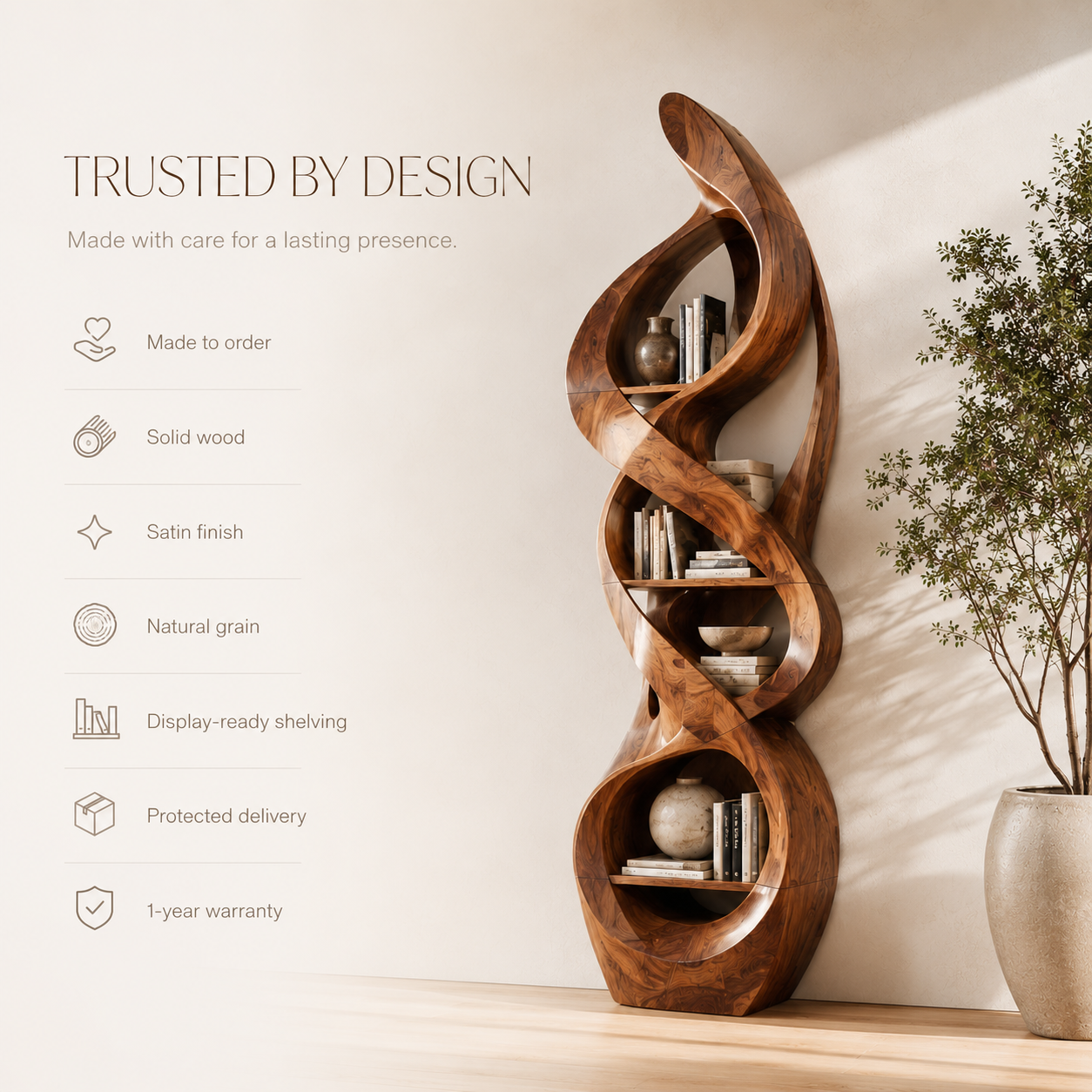 Talia Soft Edge Display Bookshelf - product image 09